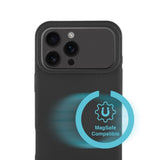 iPhone 17 Pro 4Smarts Silikon Deksel – MagSafe Kompatibelt – Svart