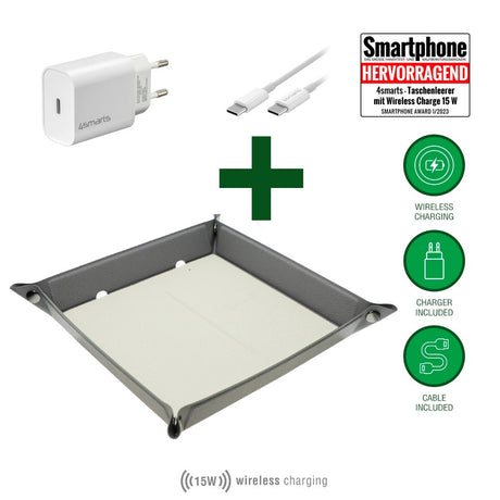 4smarts SmartTray Ladesett - Grå