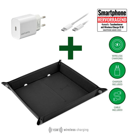 4smarts SmartTray Ladesett - Svart