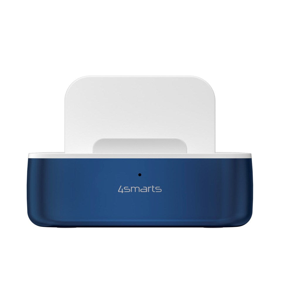 4smarts Ladestasjon m. 9 Lademuligheter - 5x USB-C Kabel & 1x 4-i-1 Multikabel - 100W - Blå