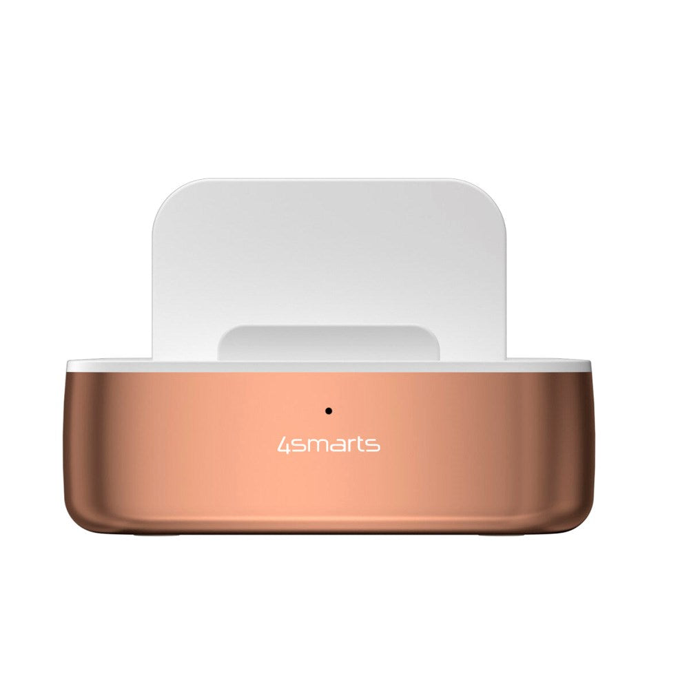 4smarts Ladestasjon m. 9 Lademuligheter - 5x USB-C Kabel & 1x 4-i-1 Multikabel - 100W - Rosegull