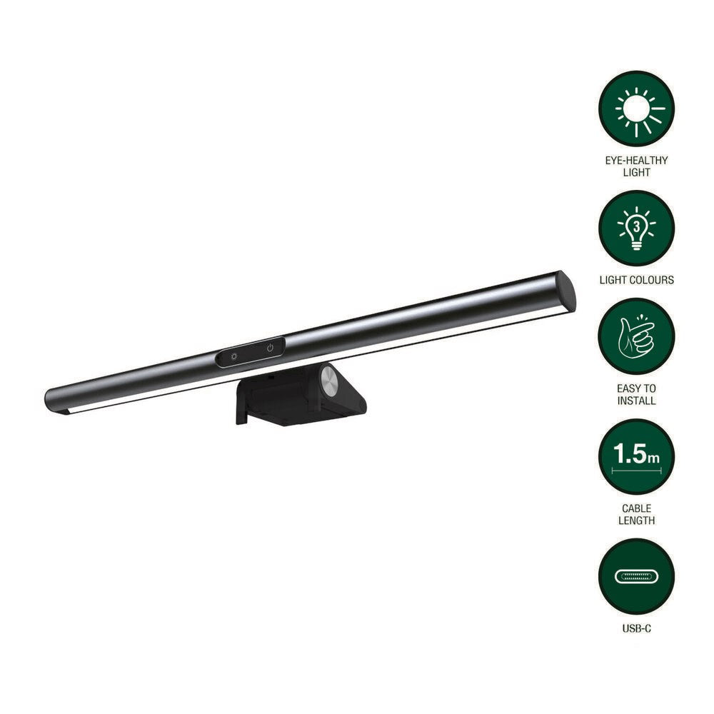 4smarts LightBar Laptop Skjermlampe - Grå