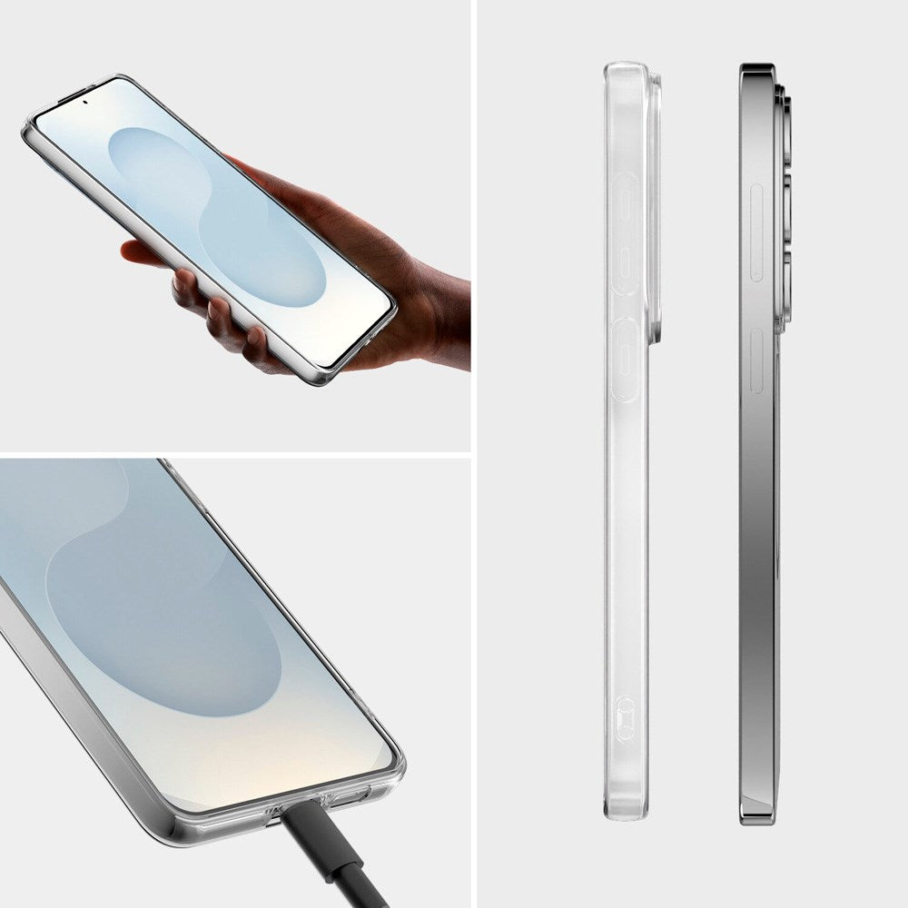 Samsung Galaxy S26 4smarts 360° Beskyttelsessett m. Deksel & Skjermbeskyttelsesglass - Gjennomsiktig