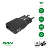 4smarts PDPlug Slim 30W Vegglader med 1 x USB-C 1 x USB-A - Svart