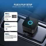 4smarts 2-i-1 Trådløs Adapter for Apple CarPlay & Android Auto – Svart