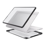 MacBook Neo 13 A18 Pro (2026) 4smarts Deksel med Støtdempende Kanter - Gjennomsiktig / Svart