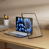 MacBook Neo 13 A18 Pro (2026) 4smarts Deksel med Støtdempende Kanter - Gjennomsiktig / Svart