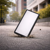MacBook Neo 13 A18 Pro (2026) 4smarts Deksel med Støtdempende Kanter - Gjennomsiktig / Svart