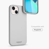 Vonmählen iPhone 13 Eco Silikon Deksel - MagSafe Kompatibel - Grå