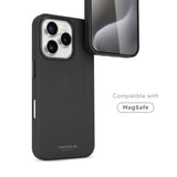 Vonmählen iPhone 16 Pro Max Like Leather Deksel - MagSafe Kompatibel - Black