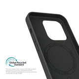 Vonmählen iPhone 16 Pro Max Like Leather Deksel - MagSafe Kompatibel - Black