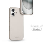 Vonmählen iPhone 16 Eco Silikon Deksel - MagSafe Kompatibel - Cream
