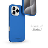 Vonmählen iPhone 16 Pro Eco Silikon Deksel - MagSafe Kompatibel - Sky Captain