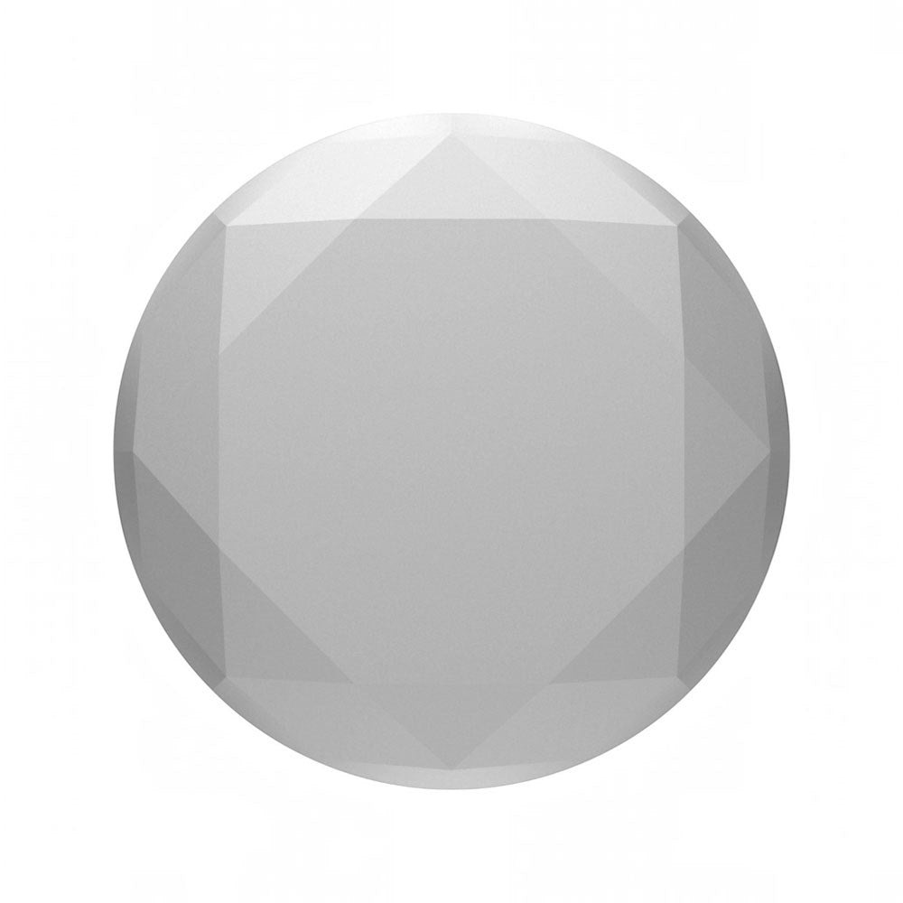 POPSOCKETS PopGrip Avtagbart Grep med Stativfunksjon - Metallic Diamond Silver