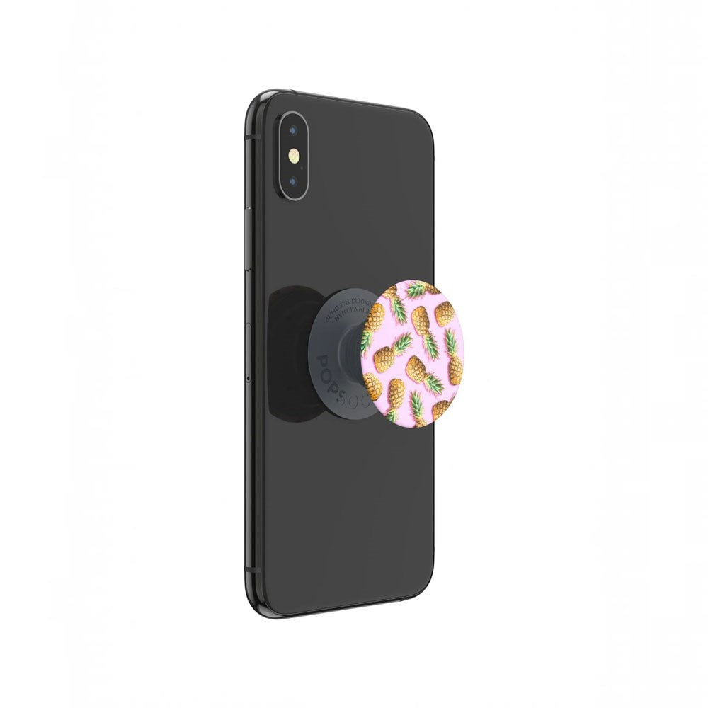POPSOCKETS Basic Grip med Stativfunksjon - Pineapple Palooza