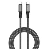 4smarts PremiumCord 100W USB-C til USB-C - 3 m. - Svart