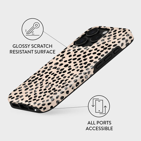 iPhone 16 Pro Burga Tough Fashion Deksel - MagSafe Kompatibel - Almond Latte