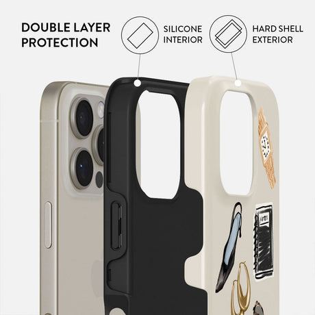 Burga iPhone 16 Pro Tough Fashion Deksel - Boss Babe