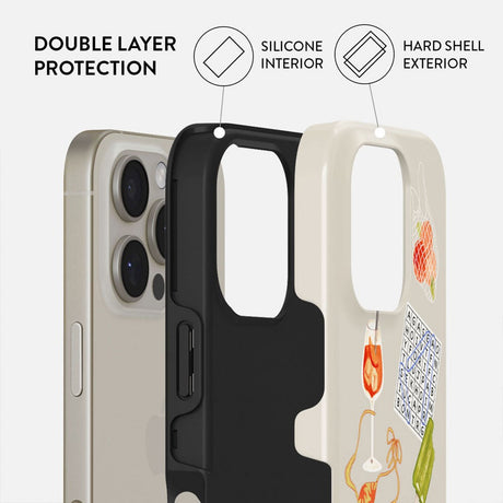 Burga iPhone 16 Pro Tough Fashion Deksel - Seaside Muse