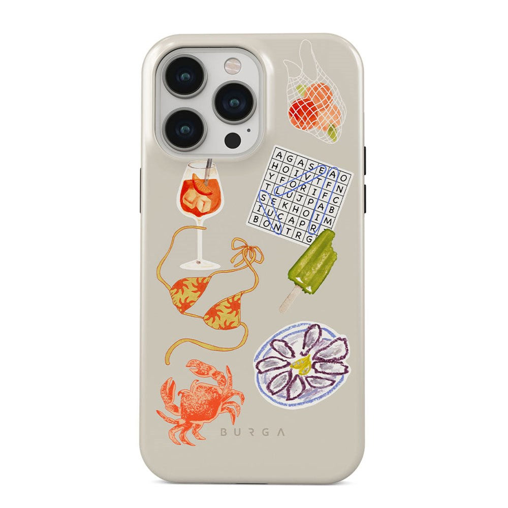 Burga iPhone 13 Pro Tough Fashion Deksel - Seaside Muse