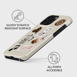 Burga iPhone 15 Pro Tough Fashion Deksel - Oat Milk Please