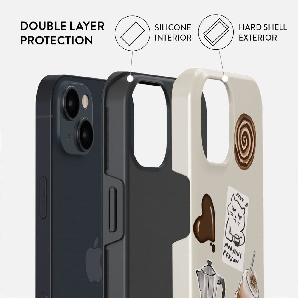 Burga iPhone 14 Tough Fashion Deksel - Oat Milk Please