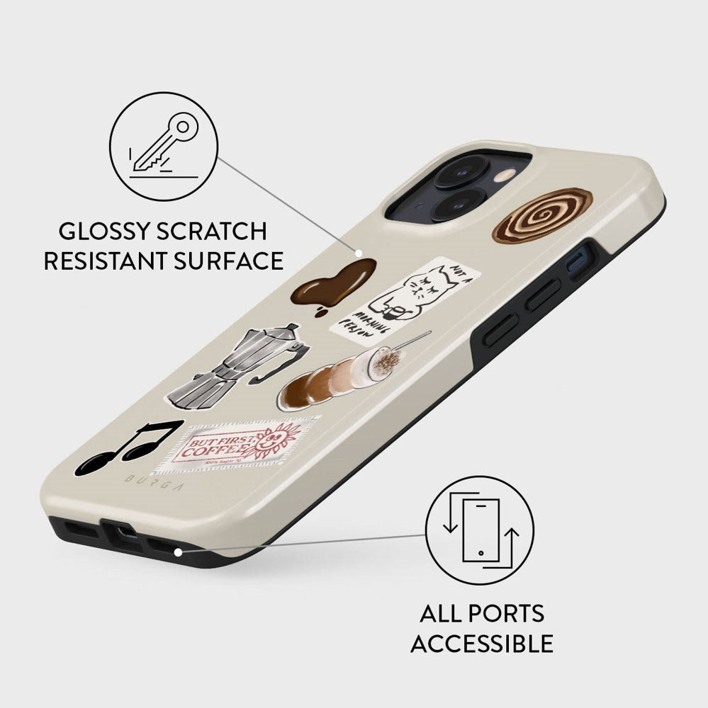 Burga iPhone 14 Tough Fashion Deksel - Oat Milk Please