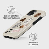 Burga iPhone 14 Tough Fashion Deksel - Oat Milk Please