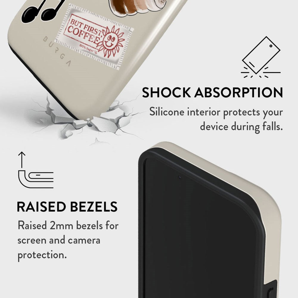 Burga iPhone 14 Tough Fashion Deksel - Oat Milk Please