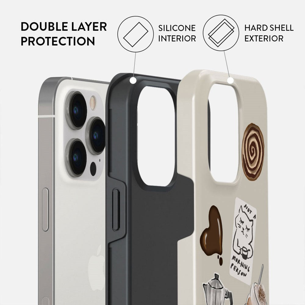 Burga iPhone 14 Pro Tough Fashion Deksel - Oat Milk Please