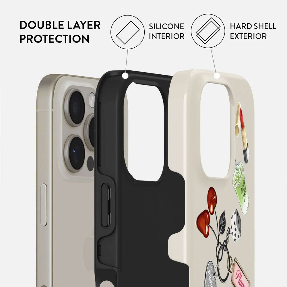 Burga iPhone 16 Pro Tough Fashion Deksel - It Girl