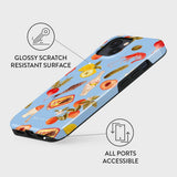 iPhone 15 Burga Tough Fashion Deksel - MagSafe Kompatibel - Al Fresco