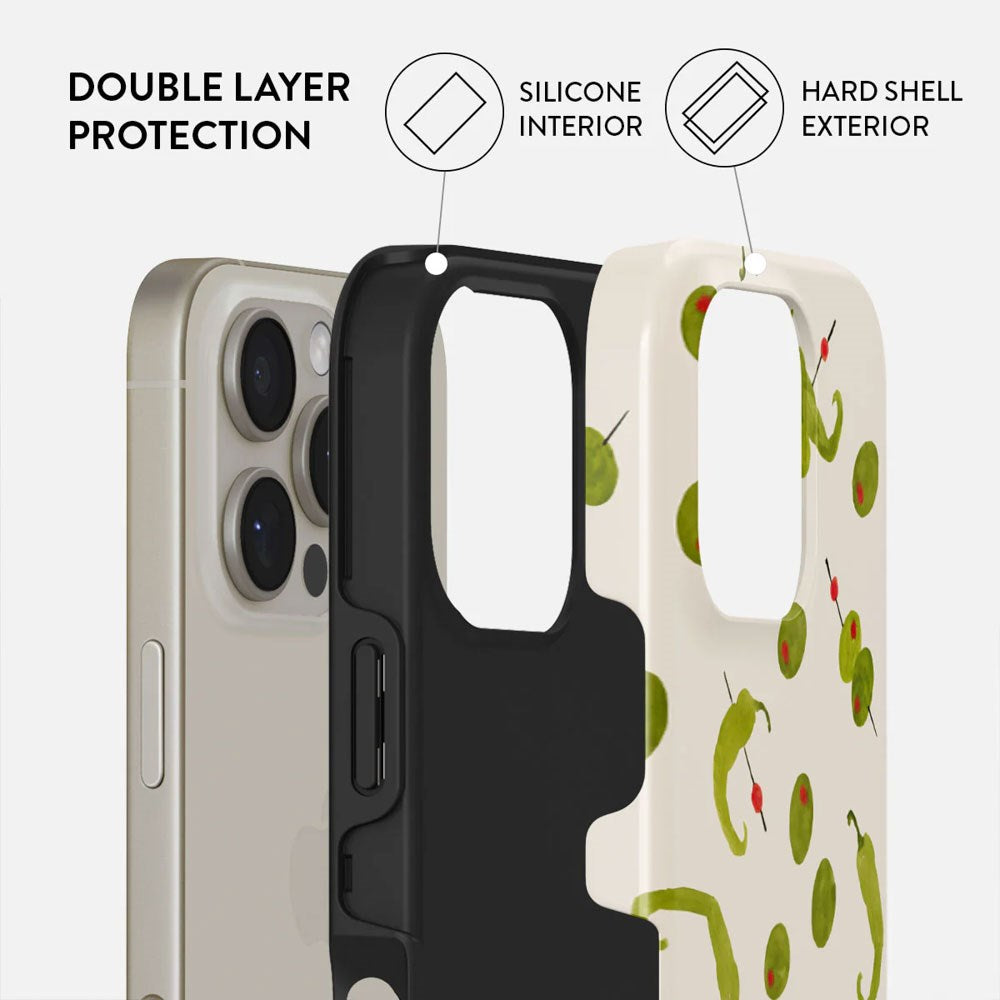 iPhone 16 Pro Burga Tough Fashion Deksel - MagSafe Kompatibel - Aperitivo