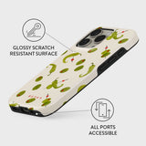 iPhone 16 Pro Burga Tough Fashion Deksel - MagSafe Kompatibel - Aperitivo