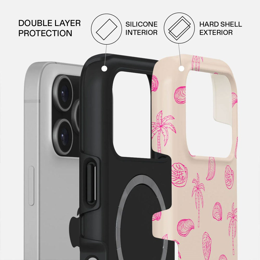 Burga iPhone 17 Pro Tough Fashion Deksel - MagSafe Kompatibel - Beach Please