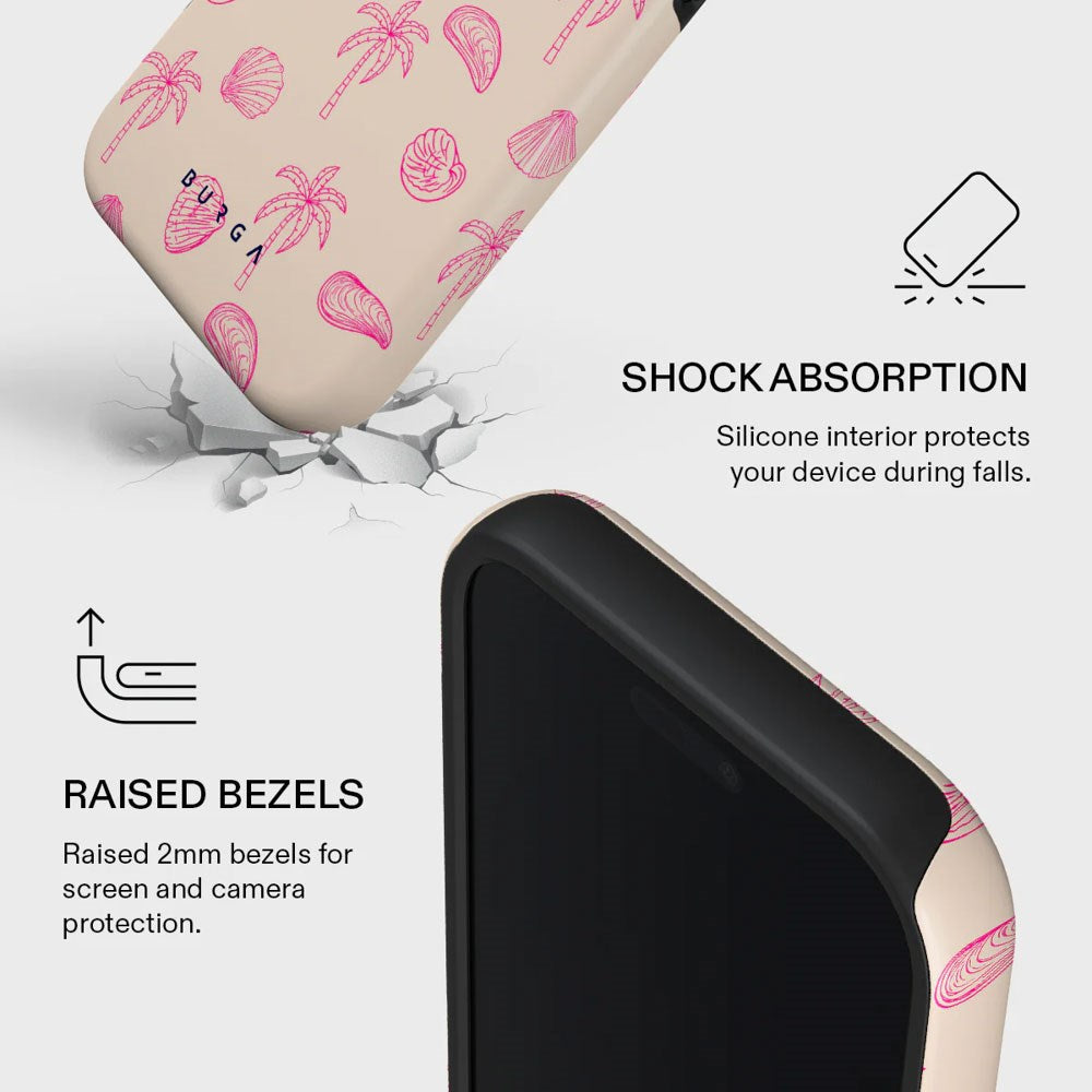Burga iPhone 17 Pro Tough Fashion Deksel - MagSafe Kompatibel - Beach Please