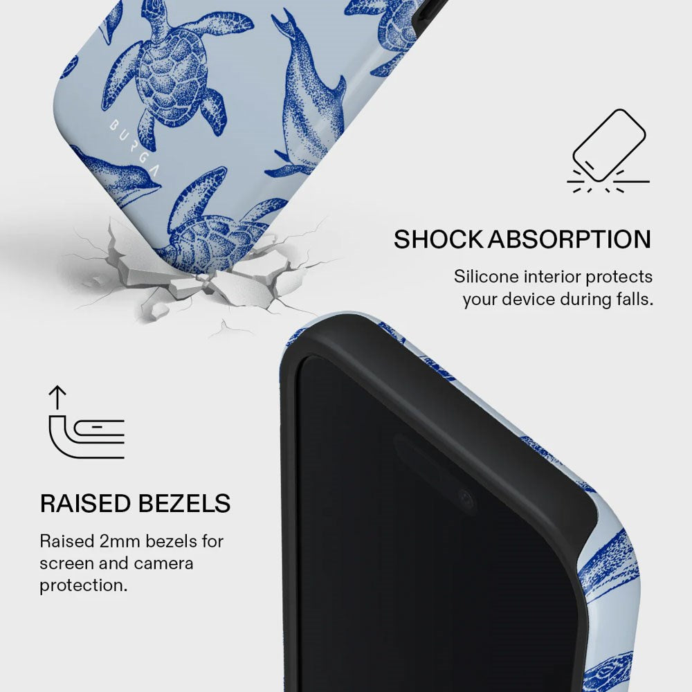 Burga iPhone 17 Tough Fashion Deksel - MagSafe Kompatibel - Aquatic Dance