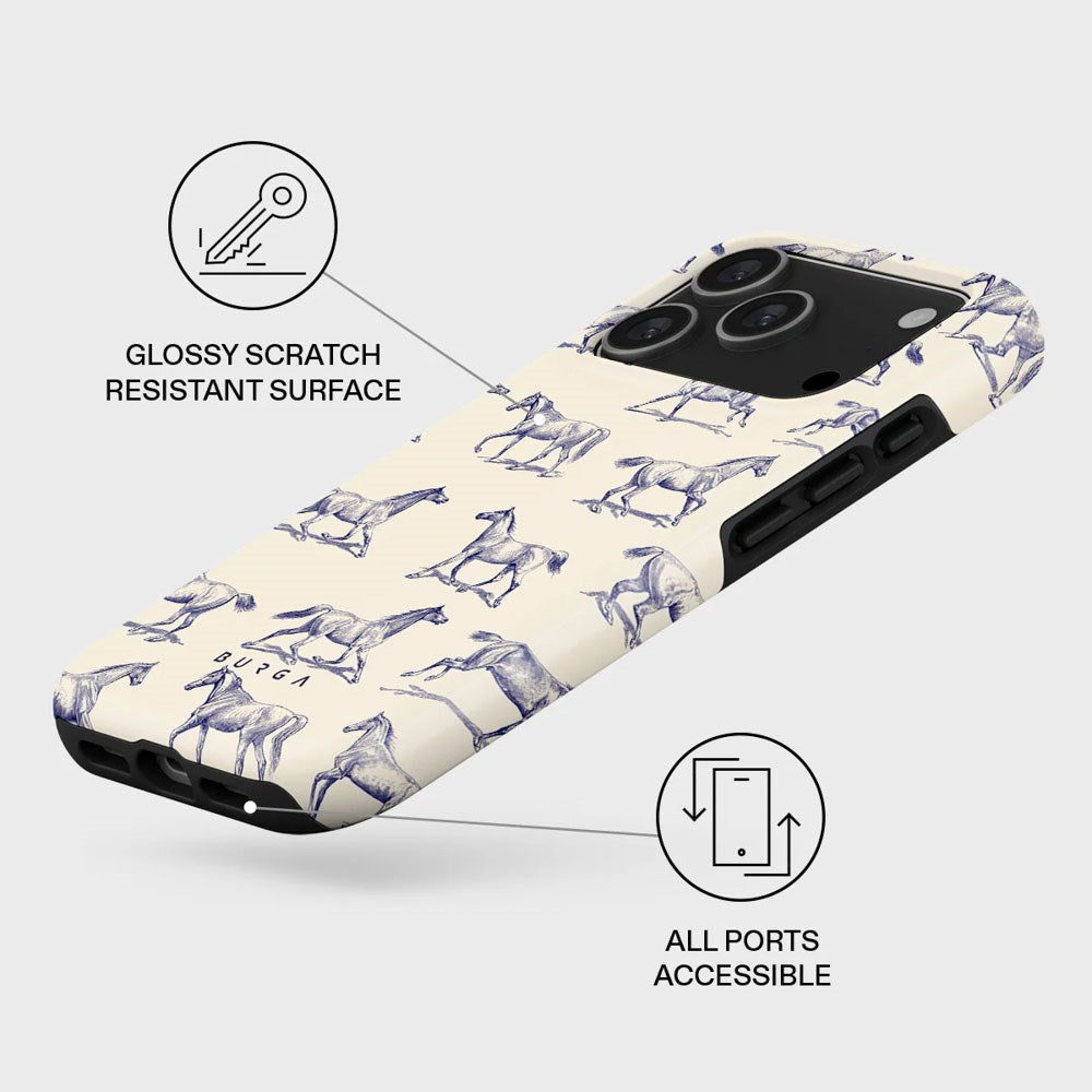 Burga iPhone 17 Pro Tough Fashion Deksel - MagSafe Kompatibel - Derby Race