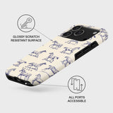 Burga iPhone 17 Pro Tough Fashion Deksel - MagSafe Kompatibel - Derby Race