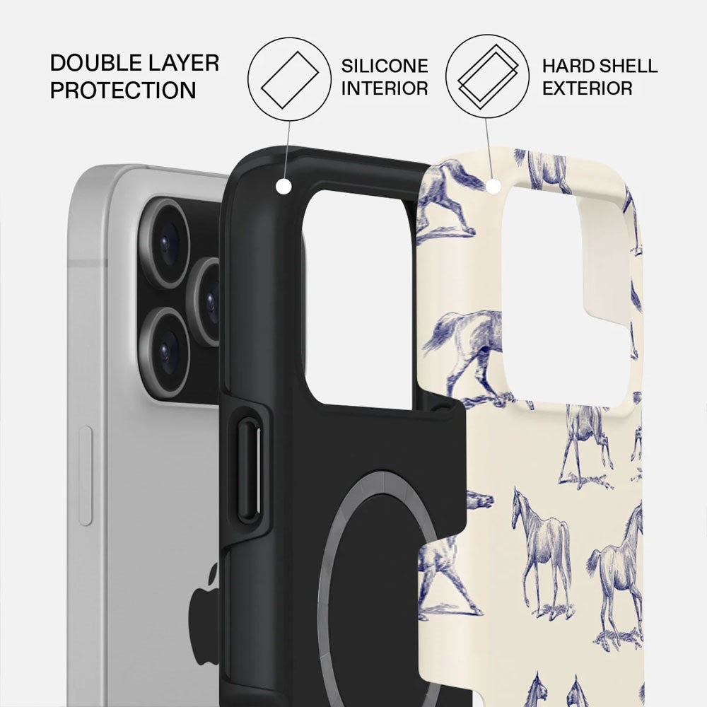 Burga iPhone 17 Pro Max Tough Fashion Deksel - MagSafe Kompatibel - Derby Race