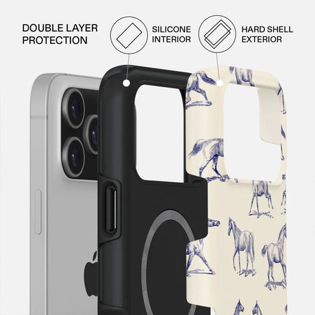Burga iPhone 17 Pro Max Tough Fashion Deksel - MagSafe Kompatibel - Derby Race