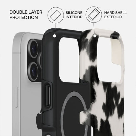 Burga iPhone 17 Pro Tough Fashion Deksel - MagSafe Kompatibel - Achromatic