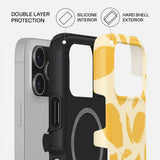 Burga iPhone 17 Pro Tough Fashion Deksel - MagSafe Kompatibel - Lemon Tart