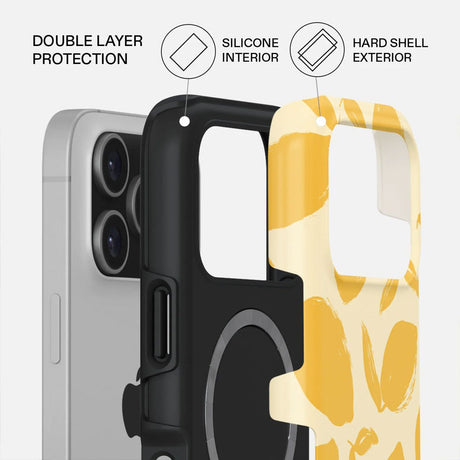 Burga iPhone 17 Pro Tough Fashion Deksel - MagSafe Kompatibel - Lemon Tart