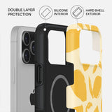 Burga iPhone 17 Pro Max Tough Fashion Deksel - MagSafe Kompatibel - Lemon Tart