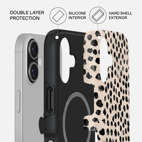 Burga iPhone 17 Tough Fashion Deksel - MagSafe Kompatibel - Almond Latte