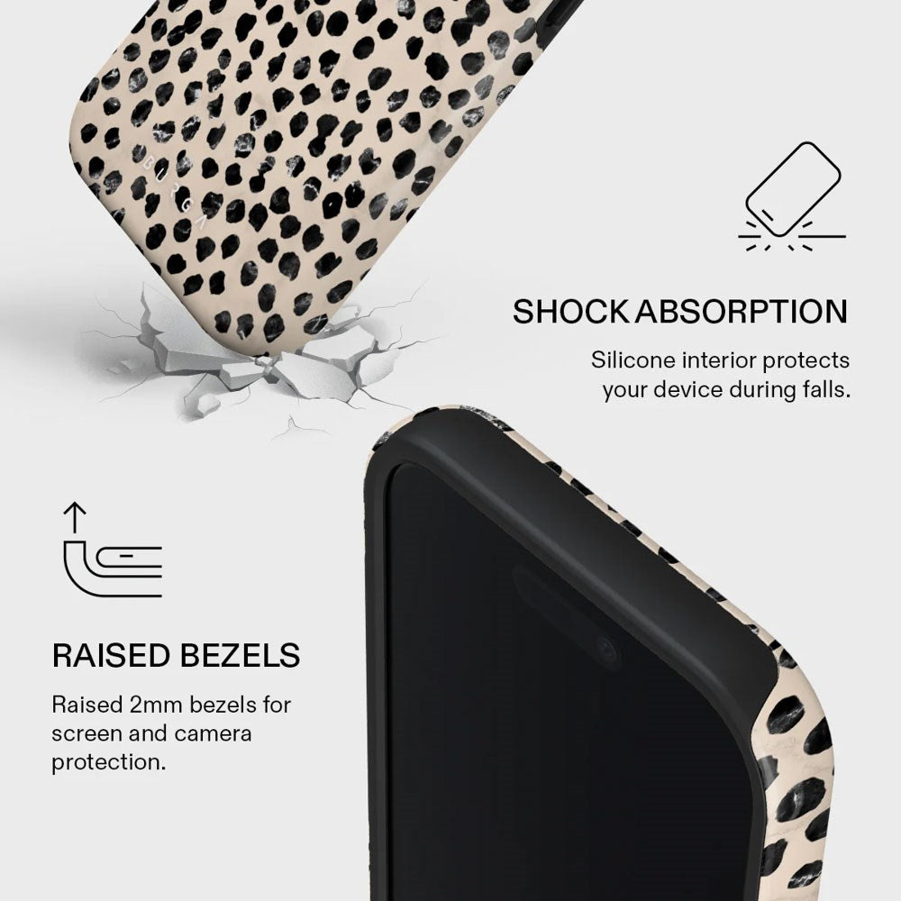 Burga iPhone 17 Tough Fashion Deksel - MagSafe Kompatibel - Almond Latte