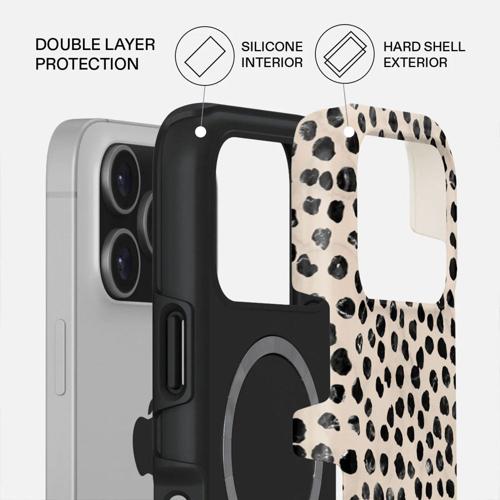 Burga iPhone 17 Pro Tough Fashion Deksel - MagSafe Kompatibel - Almond Latte