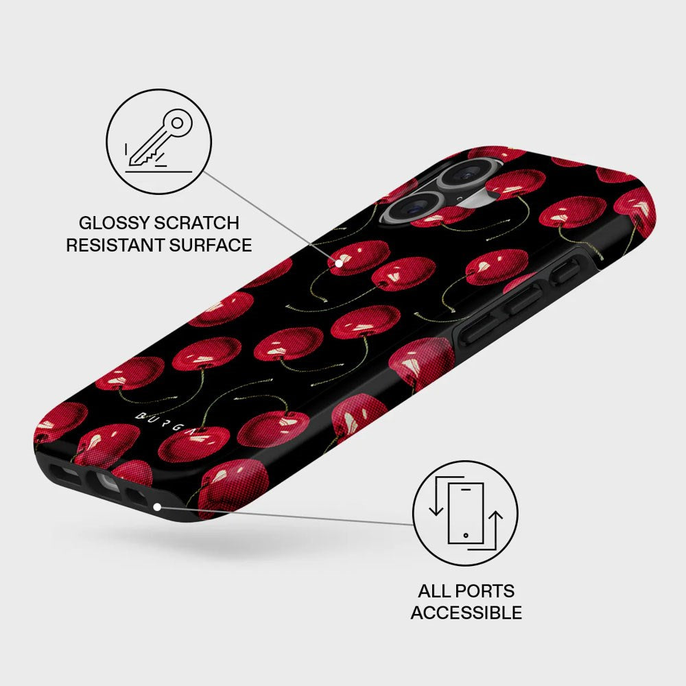 Burga iPhone 17 Tough Fashion Deksel - MagSafe Kompatibel - Cherrybomb