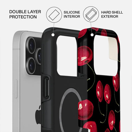 Burga iPhone 17 Pro Max Tough Fashion Deksel - MagSafe Kompatibel - Cherrybomb